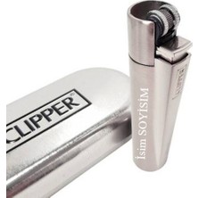 CLİPPER Kişiye Özel Çakmak Gazlı (Gümüş)