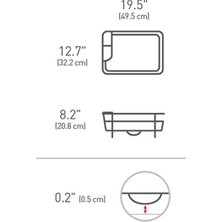 Simplehuman KT1107- Bulaşık Kurutma Paslanmaz Slim