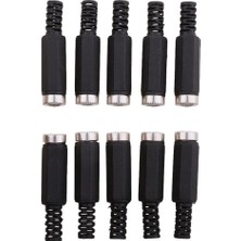 Prettyia 10 Adet 5.5x2.1mm Kadın Güç Soket Paneli Dağı Lehim Konnektör Adaptörü (Yurt Dışından)