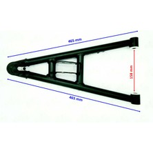 SEVEN KARDEŞLER Atv 150 Vulcan-X Ön Salıncak Sol Alt Siyah