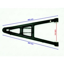 SEVEN KARDEŞLER Atv 150 Vulcan Ön Salıncak Sol Alt Siyah