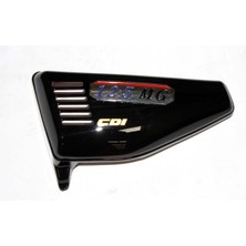 SEVEN KARDEŞLER Mg Delux 125 Sol Yan Kapak Siyah Amblemli