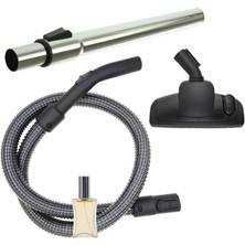 İcanpares Bosch Uyumlu Bgb 452530 35MOV16 Süpürge Teleskopik Boru Emici Başlık Çelik Telli Hortum Seti