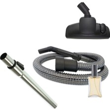 İcanpares Profilo Uyumlu Vm 10 Pt 200 Mega Clean Elektrikli Süpürge Teleskopik Boru Emici Telli Hortum Seti