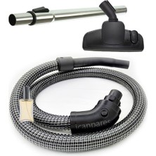 İcanpares Arçelik Uyumlu C 460...560 Mite Buster 6380 S 6470 S 6550 Süpürge Boru Emici Telli Hortum Seti