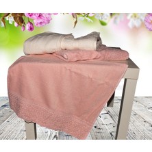 Özdilek 13163 Orkide Hamam Seti (Pudra-Ekru)