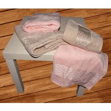 Özdilek 3163 Elisa Hamam Seti (Pudra-Kahve)