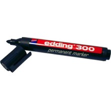 Eddıng 300 Permanent Marker Yuvarlak Uc. Siyah