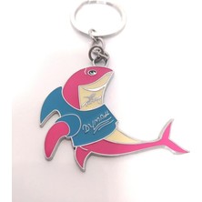 Hd Marketim Sevimli Yunus Metal Anahtarlık Çanta Süsü 10289 Hdmarketim