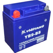 Motolinas Yiğit Akü 12V 9 Ah Motorsiklet Aküsü Yb9-Bs 2021/04