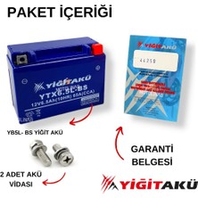 Motolinas Yiğit Akü 12 Volt 6.5 Amper Ytx6.5l-Bs Cg Modeli ŞUBAT/2021