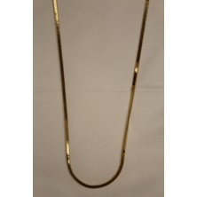 Hayal Aksesuar Uzun Italyan Yassı Kolye