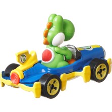 Hot Wheels Mario Kart Karakter Araçlar Yoshi Mach 8 Kart GLP39