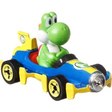 Hot Wheels Mario Kart Karakter Araçlar Yoshi Mach 8 Kart GLP39