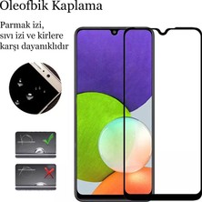 CepStok Samsung Galaxy A22 Kırılmaz Cam 5d Tam Kaplayan Temperli Ekran Koruyucu