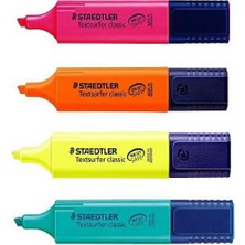 Staedtler textsurfer Classic  Fosforlu Kalem Seti  4'lü Paket