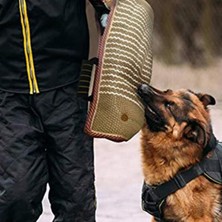 Kesoto Köpek Eğitimi İçin Kol Koruması - Kahverengi (Yurt Dışından)