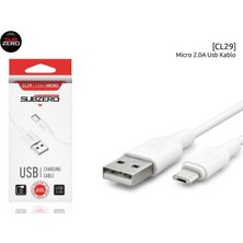 Subzero Mikro USB Şarj Kablosu - 1 Metre 2A - CL29