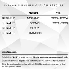 Alpha Auto Part Renault Megane, Scenic, Clio, Kangoo Için Bagaj Kilit Karşılığı