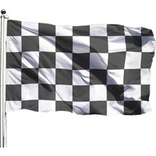 Özgüvenal Damalı Bayrak 100 x 150 cm - Tek Kat Raşel