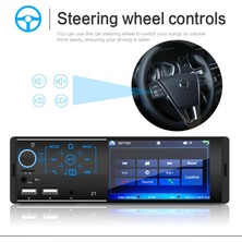 Prettyia Mp5 Araba Çalar Araba Radyo 4.1 Inç Dokunmatik Ekran Müzik Çalar Araba Stereo Bluetooth (Yurt Dışından)