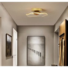 Burenze Luxury Exclusive Plafonyer Tavan LED Avize Jellyfish Gold Sarı Ledli Avize BURENZE2022-4