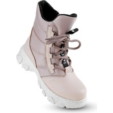 Kaptan Junior Kız Çocuk Botu Antibakteriyel Kürklü Tasarım Suni Deri 201