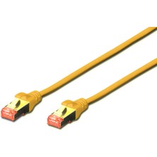 Assmann Digitus DK-1644-0025/Y 0,25 mt Cat6 AWG27/7 S/ftp Halogen Sarı Patch Cord Kablo