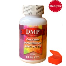 Dmp Kalsiyum Magnezyum Çinko Vitamin D3 120 Tablets + Hap Kutusu