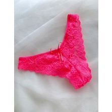 Gece İncisi Neon Dantel Tanga