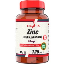 Nevfix Çinko Pikolinat 15 Mg