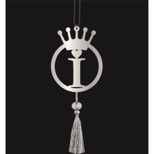 Lizpo Decor I Harfi Tasarım Çift Taraflı I Yazılı Harf Pleksi Araba Dikiz Aynası Süsü