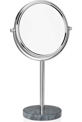 Andrea BA68116 Makyaj Aynası Gri Mermer Ayaklı X5