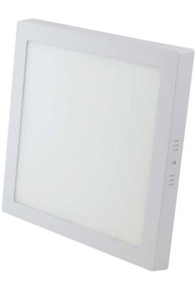Pinky 18 Watt Beyaz Kasa Beyaz Işık Sıva Üstü Kare LED Panel