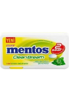 Mentos 2h Clean Breath 21 gr Limon Aromalı Şeker