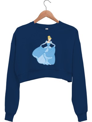 Tisho Cinderella Kadın Crop Sweatshirt