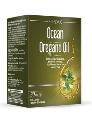 Orzax Ocean Oregano Oil 20 ml