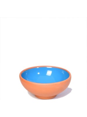 Sebat Yapı Home 6'lı Avanos Toprak Kase Reçellik, Sosluk, Çerezlik Renkli Sırlı 7 cm.