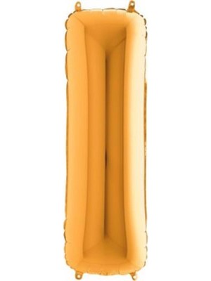 Dipak Gold Renk I Harfi Folyo Balon 16 Inç 40 cm
