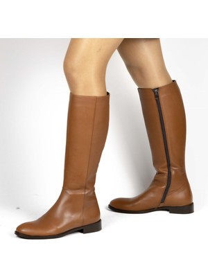 TwoEgoist Kadın Hakiki Deri Klasik Çizme