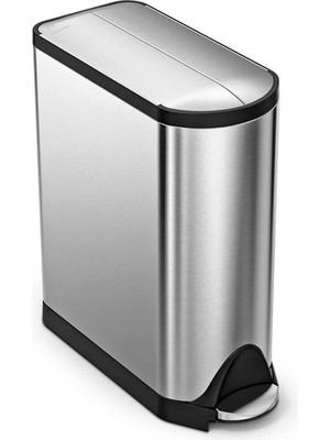 Simplehuman CW1897 Çöp Kovası 45LT Mat Çelik