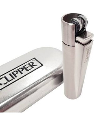 Herkesetoptantic Clipper Çakmak Gazlı (Gümüş)