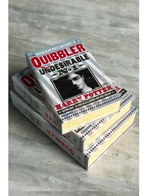 Gifi Kitap Görünümlü Dekoratif Kutu 3 Lü Set Harry Potter Lisanslı     Quibbler