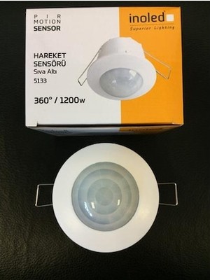 Inoled Sıva Altı Tavan Tipi Algılayıcı Sensör - 360 Derece Hareket Sensörü