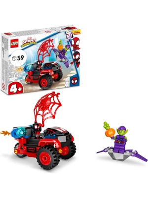 LEGO Marvel Spidey ve İnanılmaz Arkadaşları Miles Morales: Örümcek Adam#ın Tekno Motosikleti 10781 - 4 Yaş ve Üzeri İçin Oyuncak Yapım Seti (59 Parça)