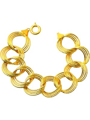 Bilezikci Uzay Yolu 14 Ayar Altın Bileklik