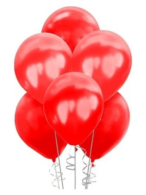 Benim Marifetlerim Metalik Kırmızı Balon 12 Inch 50 Adet