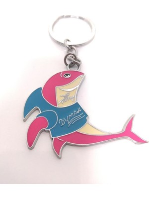 Hd Marketim Sevimli Yunus Metal Anahtarlık Çanta Süsü 10289 Hdmarketim