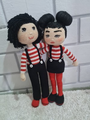 Doremi Amigurumi El Örgüsü Yasin ve Meltem Bebek