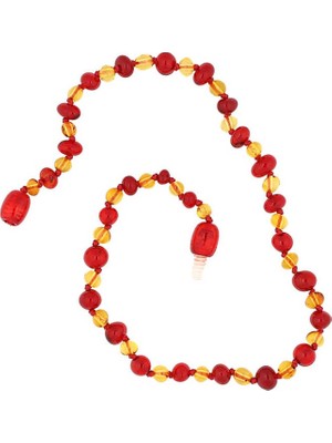 925 Gümüş Bebek Damla Kehribar  925 Ayar Gümüş Kolye